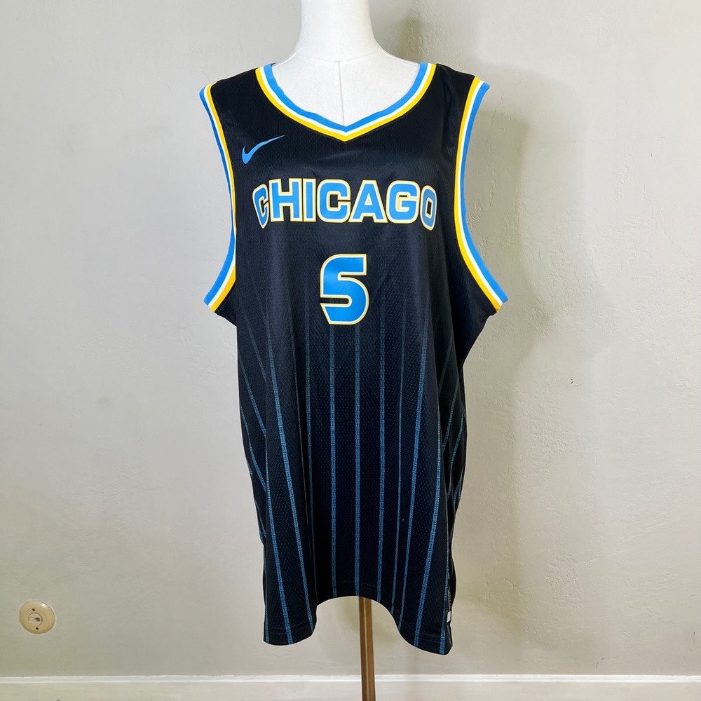 Chicago Sky Angel Reese Nike Basketball Jersey Womens XXL Black New Explorer Ed.